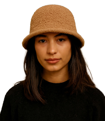 Women's hat made of soft teddy fabric