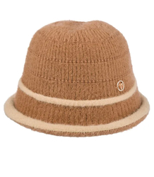 Women's hat cloche patch flower