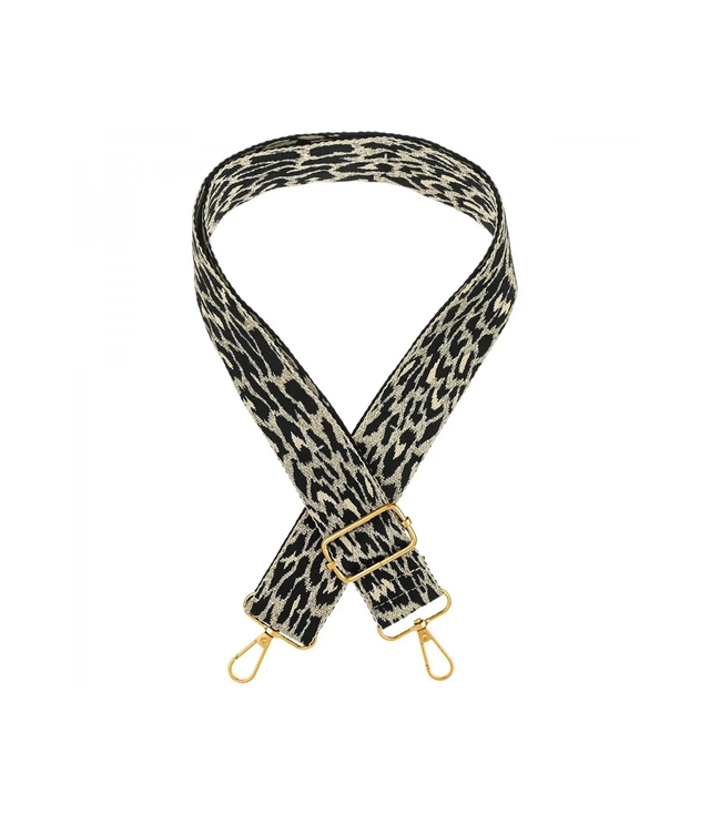 Fashionable braided wide purse strap adjustable
