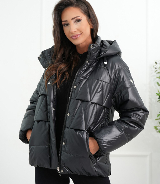 Women's insulated bomber jacket with quilting JAGNA