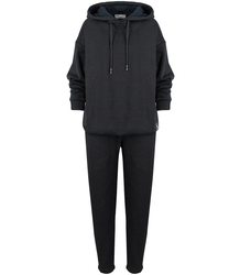 Oversize smooth cotton sports tracksuit MARGARET