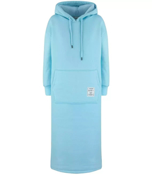 Long sweatshirt oversized tracksuit dress