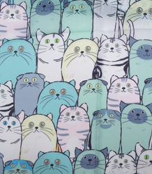 Delicate scarf shawl cats cats warm