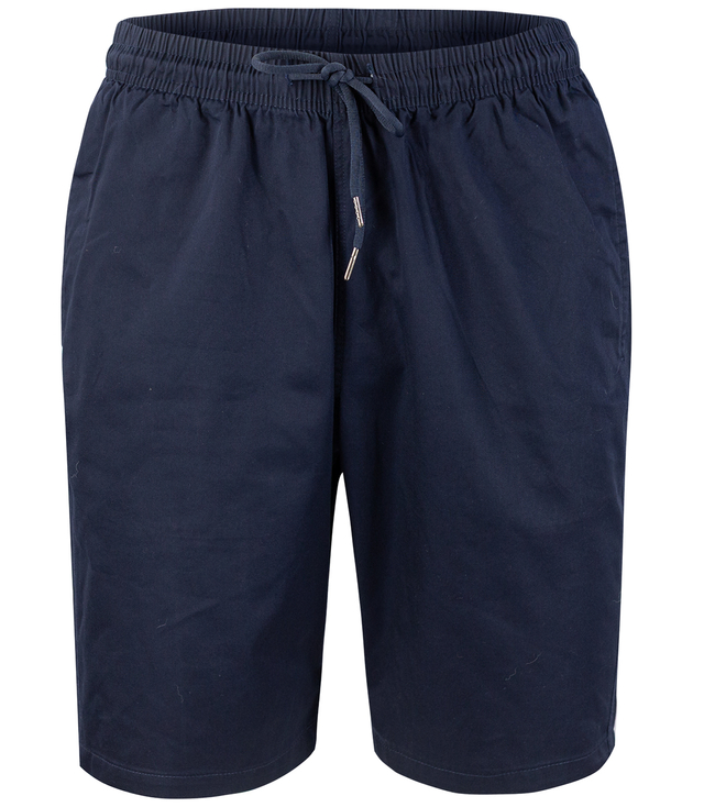 Men's single color cotton shorts with pockets
