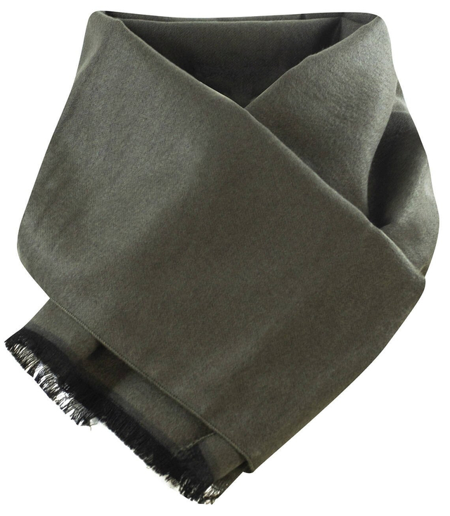 Men's shawl plain scarf with tassels