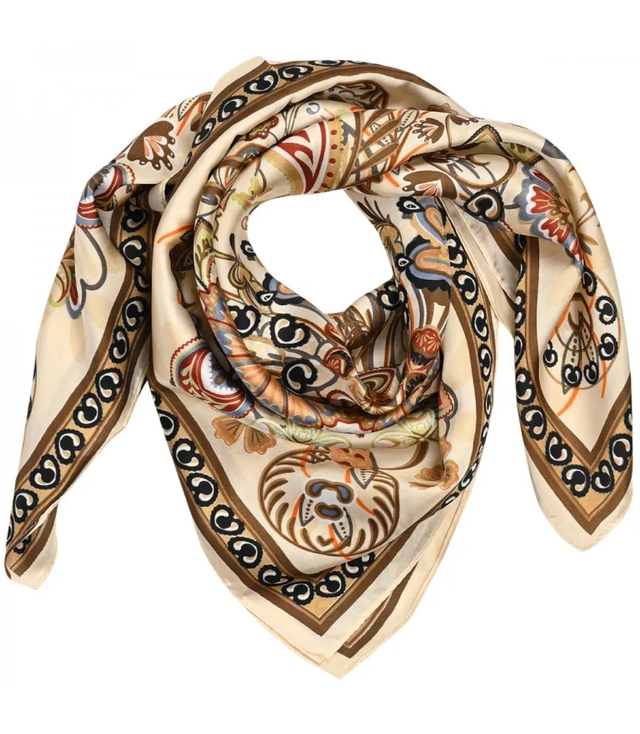 Stylish Elegant Scarf Mix of beautiful patterns 70x70 cm