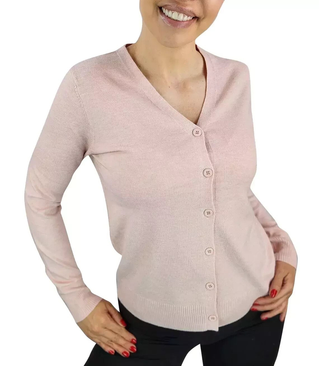 Classic short smooth sweater ELEONOR