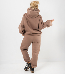 Warm thick tracksuit set sweatshirt + pants STELLA
