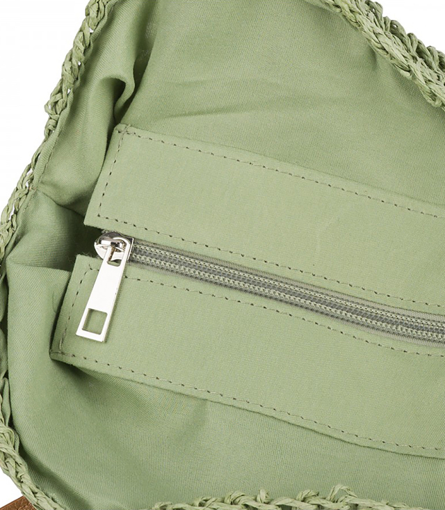 Women's beach bag boho openwork for summer basket shopper