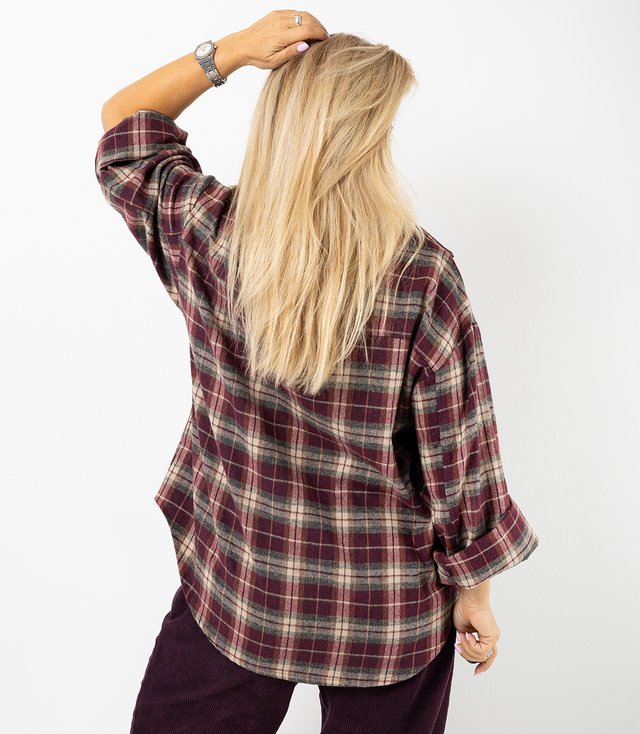 Timeless FRIDA plaid flannel shirt