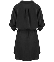 Basic midi tunic shirt dress plus size MARIBEL