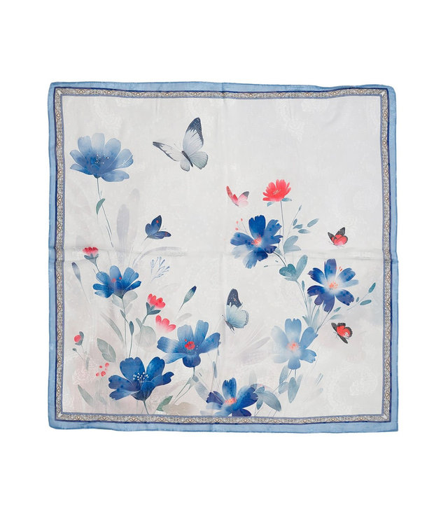 Elegancka kobieca chusta z obłędnym wzorem 70x70