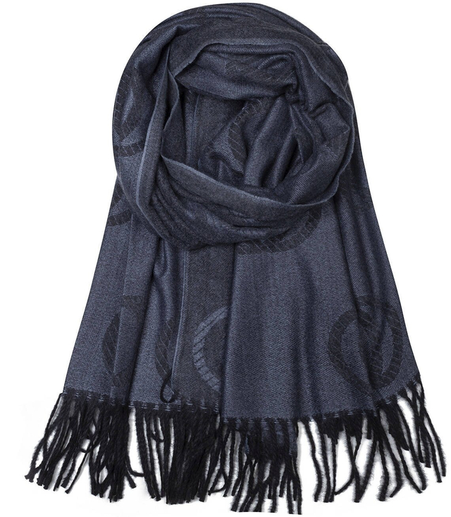 Szal Szalik Chusta Dwustronny Tkany Ciepły Długi