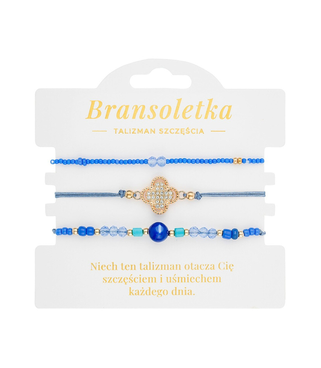 Bransoletki 3w1 TALIZMAN SZCZĘŚCIA z zawieszką