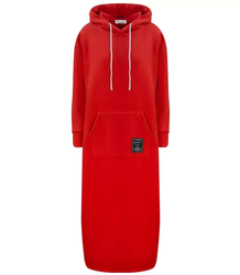 Long sweatshirt oversized tracksuit dress