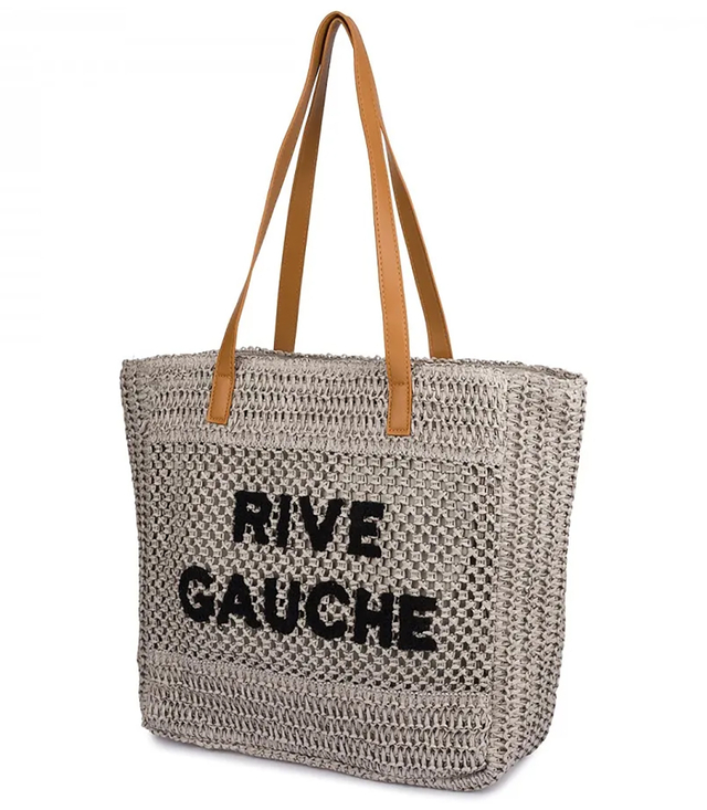 RIVE GAUCHE braided boho shopper bag