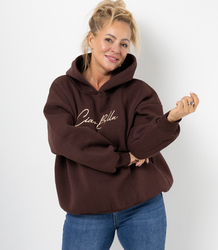 Women's warm hoodie CIAO BELLA