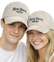 NEW YORK UNISEX baseball cap with decorative patch