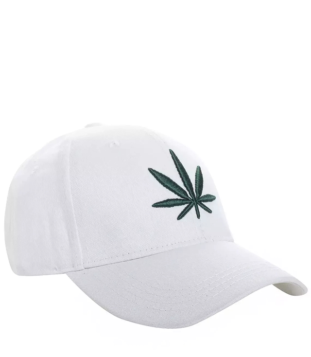 Iconic cap with a peak HERBS EMBROIDERY