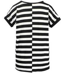 Striped short-sleeved T-shirt with a MIRACLE pocket