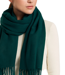 Scarf Thick scarf tassels single color warm soft 200x70 cm