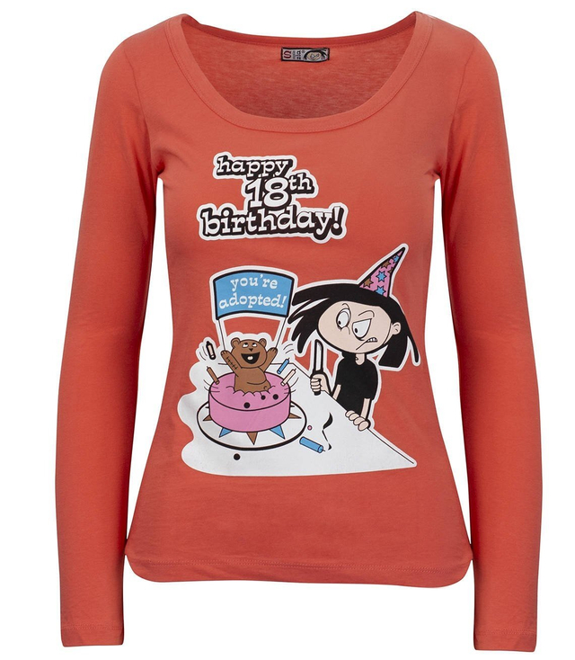 blouse shirt long Sleeve funny PRINT ZUZIA