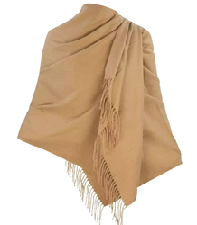 Plain shawl scarf Thick shawl fringes BASIC