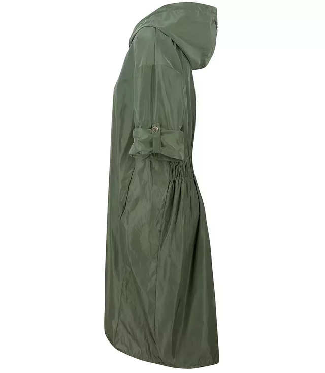Parka jacket coat hood fashionable cut