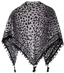 Spring shawl bandana shawl leopard tassels