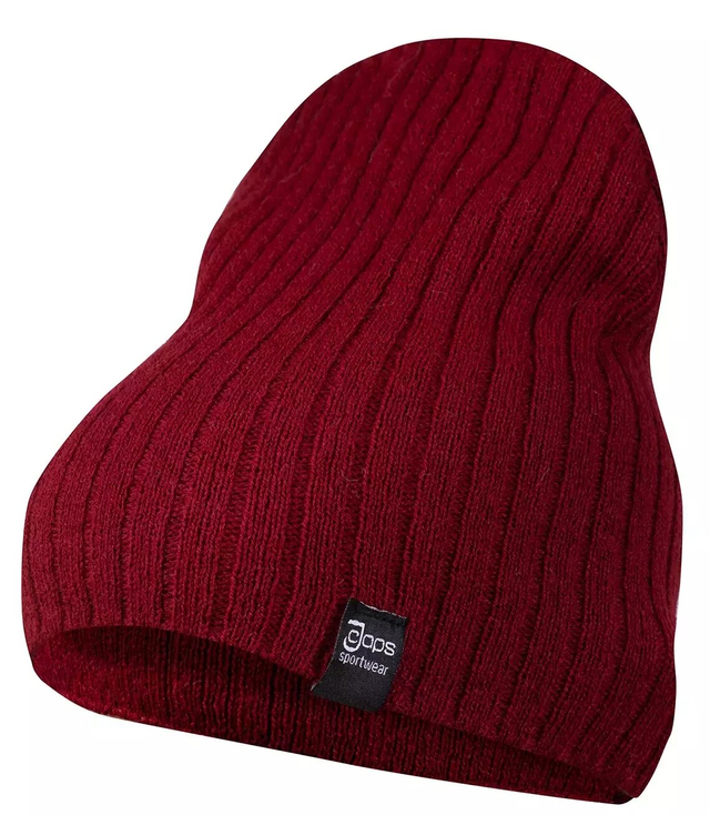 UNISEX ribbed knit beanie