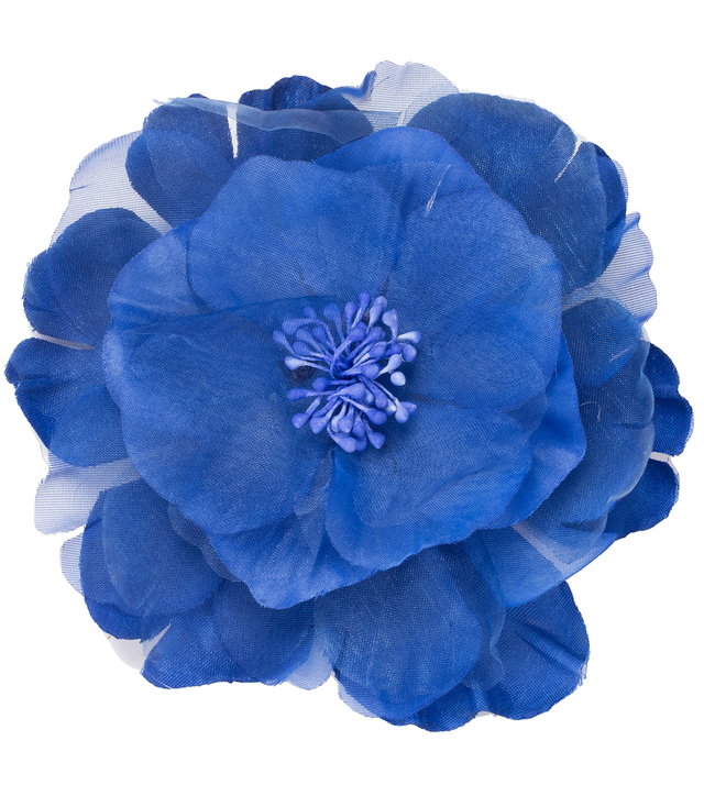 A huge flower brooch pin 15x15cm made of tulle
