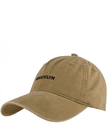 Cotton adjustable unisex embroidered baseball cap BROOKLYN