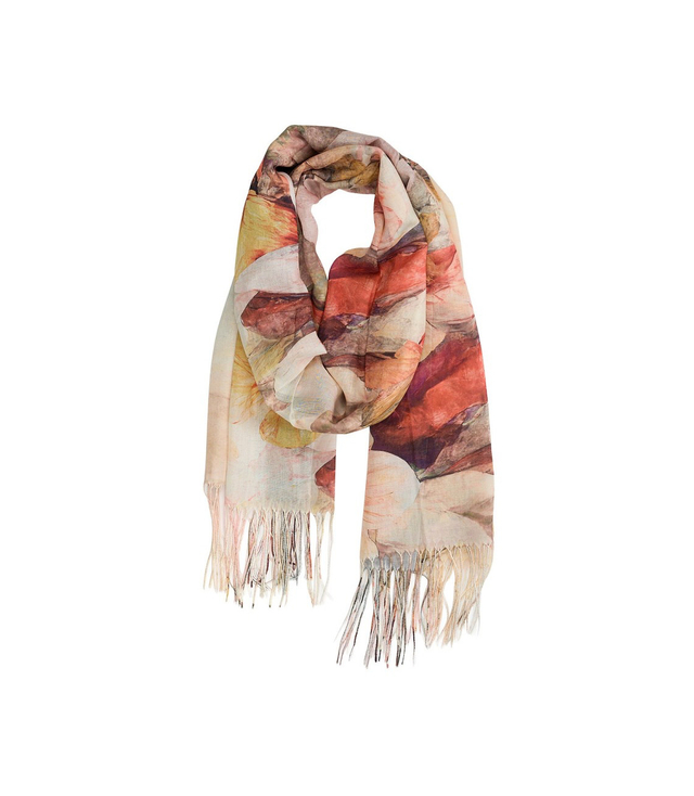 Women's floral pattern scarf 180x70