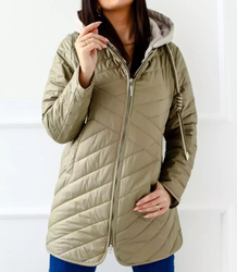 Women's transitional spring quilted jacket LAURA