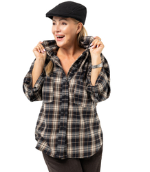 Timeless FRIDA plaid flannel shirt