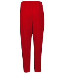 Women&#39;s fabric trousers with a BAGGY tab