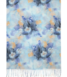 Stylish shawl scarf floral pattern Elegant 180x70 cm