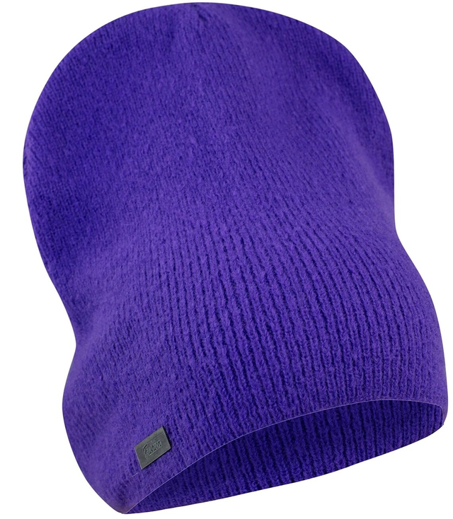 Warm unisex one-color mohair beanie hat