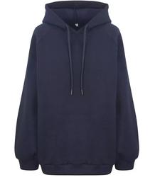 Ciepła bluza unisex bawełna gładka Bawełniana z kapturem BASIC