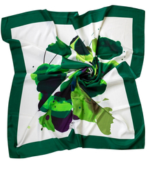 Sling delicate elegant scarf decorated with a beautiful pattern
