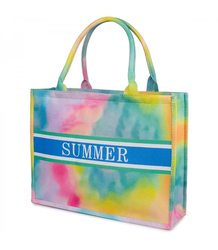 Large shopper bag with SUMMER lettering