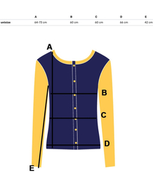 Loose shirt with bow on back longer back LILIANA