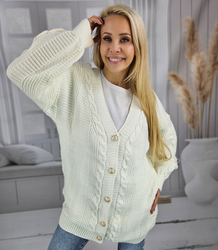 Warm, fashionable, loose women's sweater MATYLDA