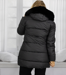 Winter quilted coat warm jacket WINTER ROSE