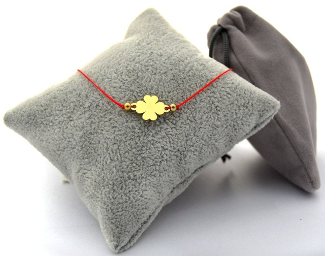 Koniczyna Czerwona bransoletka szczęście