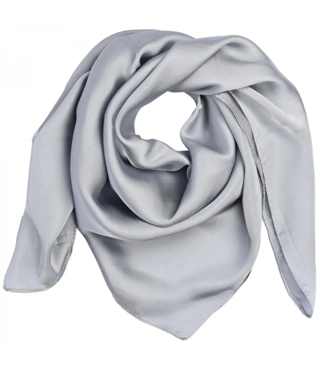 Delicate smooth scarf shawl single color elegant 70x70 cm