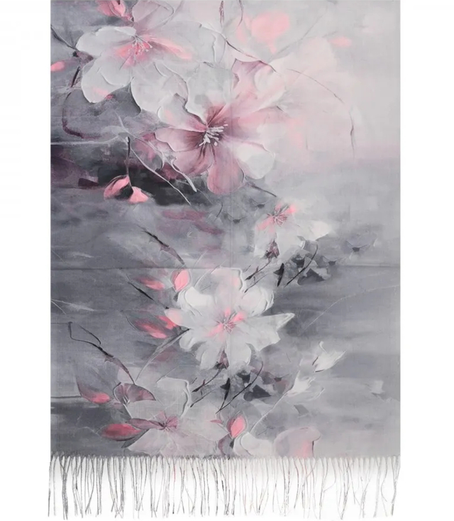 Stylish shawl scarf floral pattern Elegant 180x70 cm