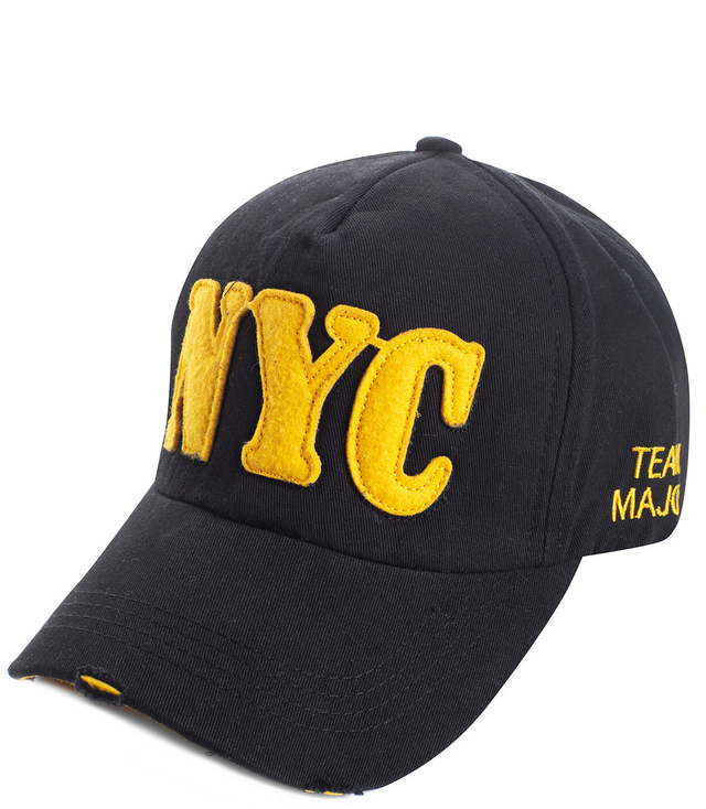 Baseball cap visor DESTROYED NEW YORK