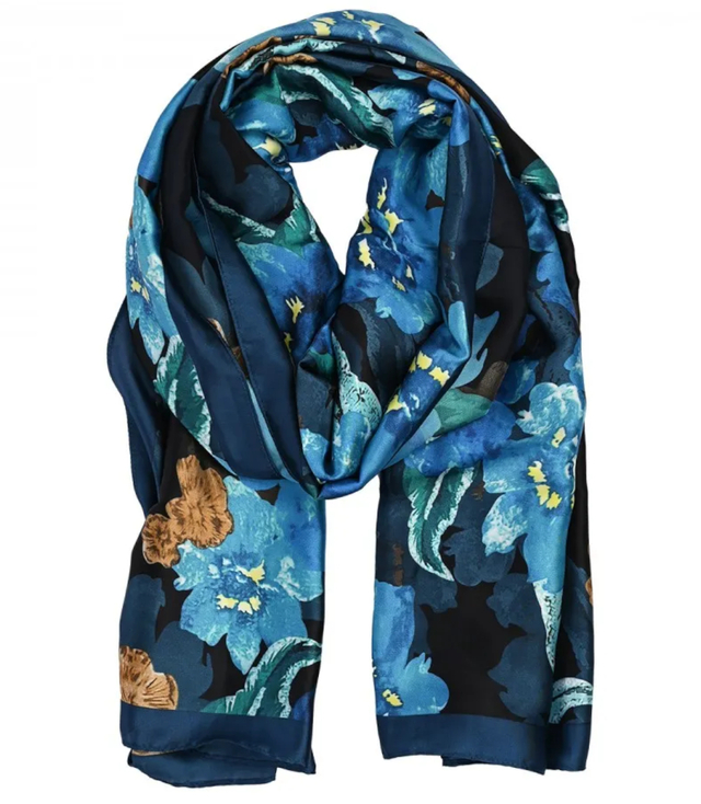 Stylish shawl scarf floral pattern Elegant 180x90 cm