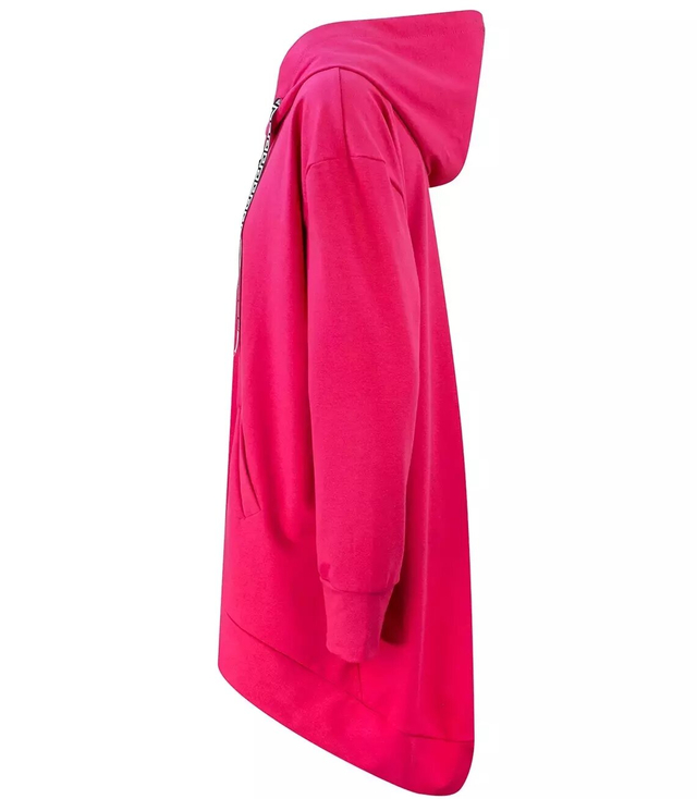 Oversizowa bluza parka gładka długi tył